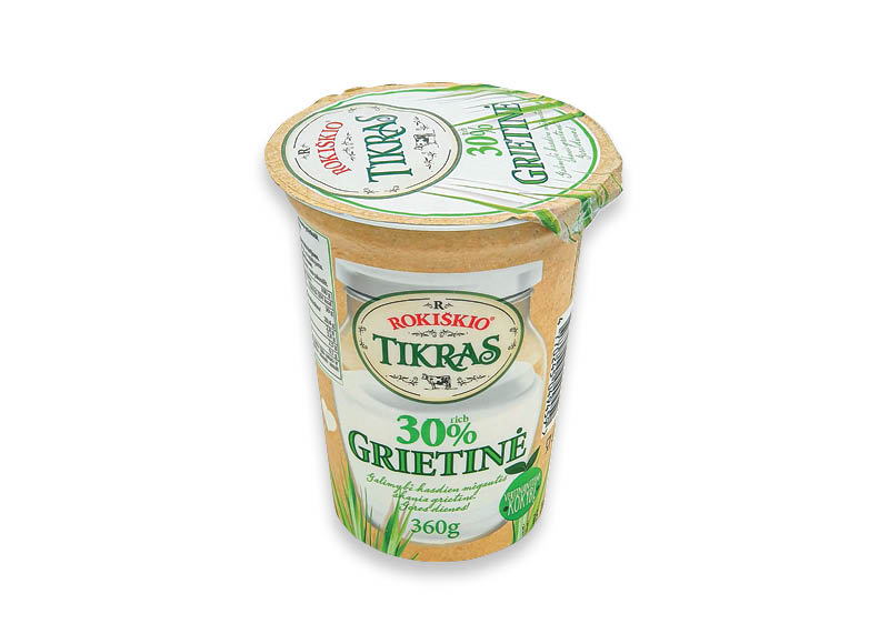 ROKIŠKIO grietinė TIKRAS