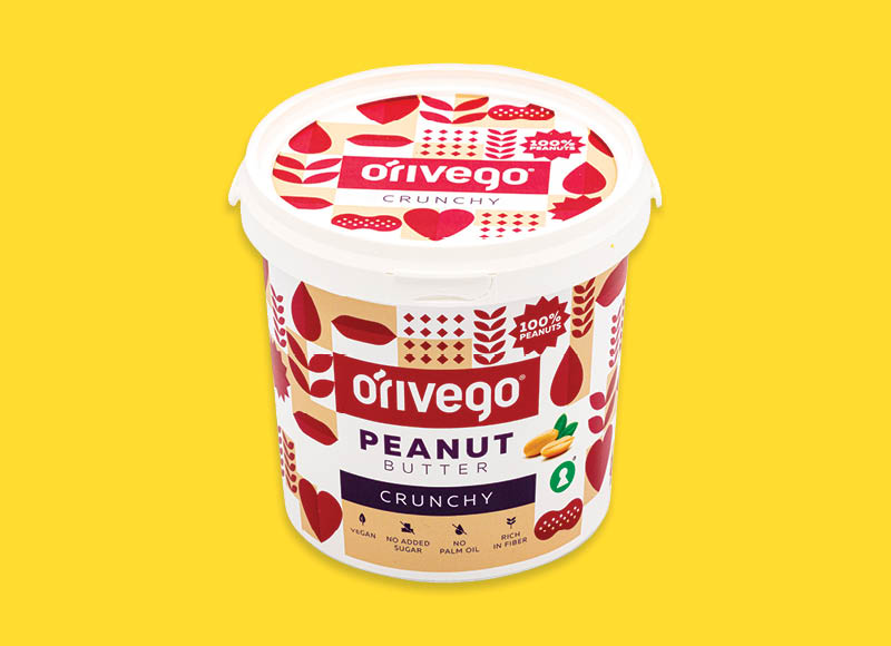 Traškus žemės riešutų kremas ORIVEGO