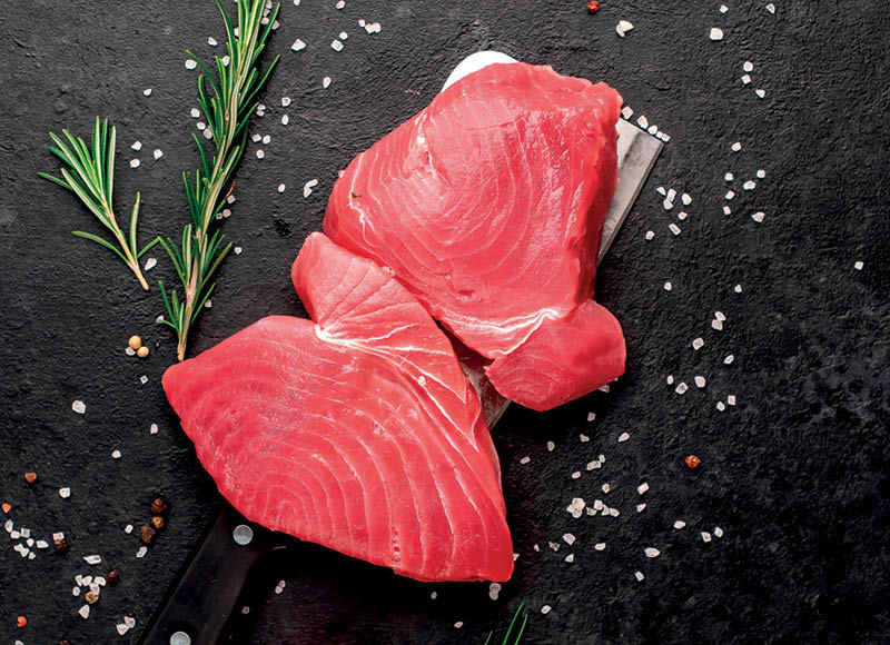 Atšaldyta gelsvauodegių tunų filė
			, 
				 1 kg. A lygio parduotuvėse