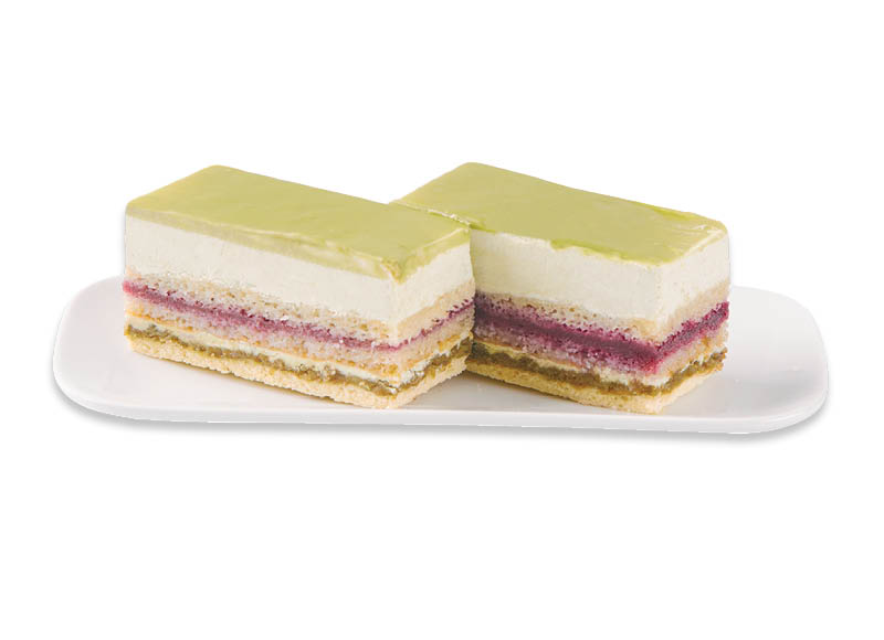 Kreminis pistacijų skonio pyragaitis PARYŽIUS su avietėmis
			, 
				 110 g, 11,73 Eur/kg. A lygio parduotuvėse