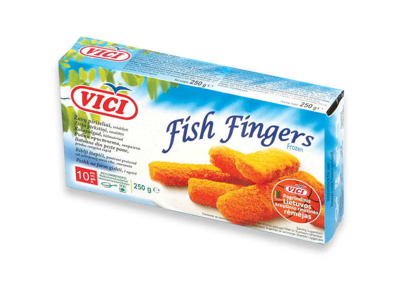 Žuvų piršteliai VIČIŪNAI
			, 
				 250 g, 5,16 Eur/kg
