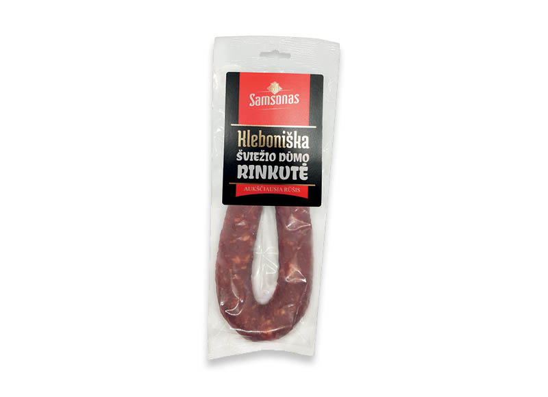 SAMSONO KLEBONIŠKA šv. dūmo rinkutė šaltai rūkyta
			, 
				 400 g, a.r., 9,98 Eur/kg. A lygio parduotuvėse