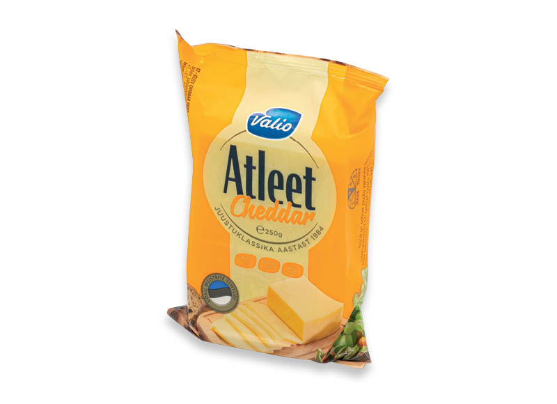Sūris VALIO ATLEET CHEDDAR
			, 
				 250 g, 10,76 Eur/kg. A lygio parduotuvėse