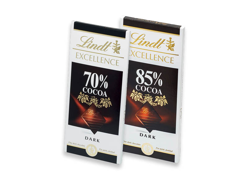 Šokolado plytelė LINDT
			, 
				 100 g, 2 rūšių, 19,90 Eur/kg. Ir IKI EXPRESS