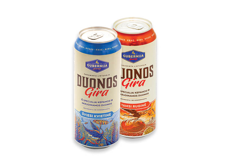 Duonos girai GUBERNIJA
			, 
				 0,5 l, 2 rūšių, 1,18 Eur/l