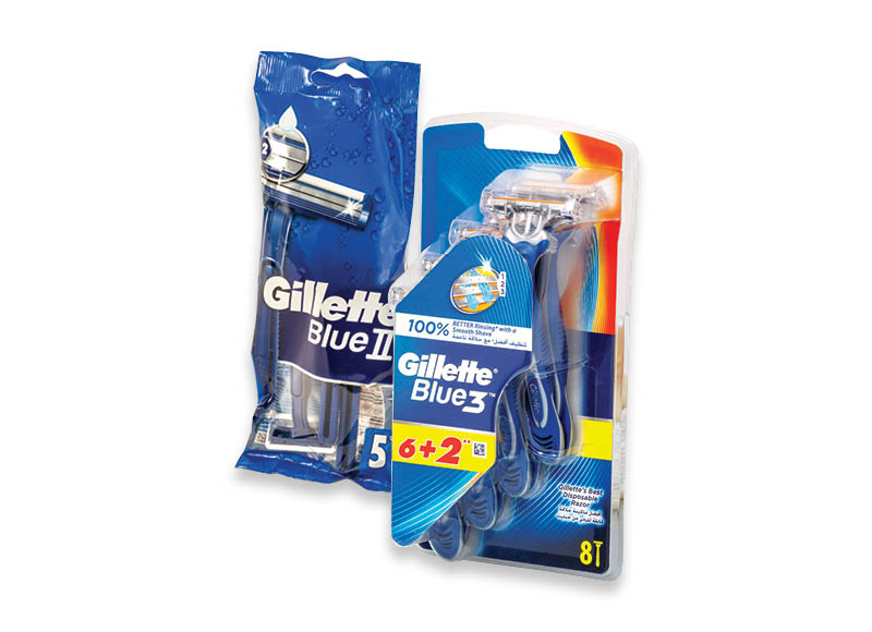 Vyriškiems vienkartiniams skustuvams GILLETTE
			, 
				 6 rūšių. Ir IKI EXPRESS
