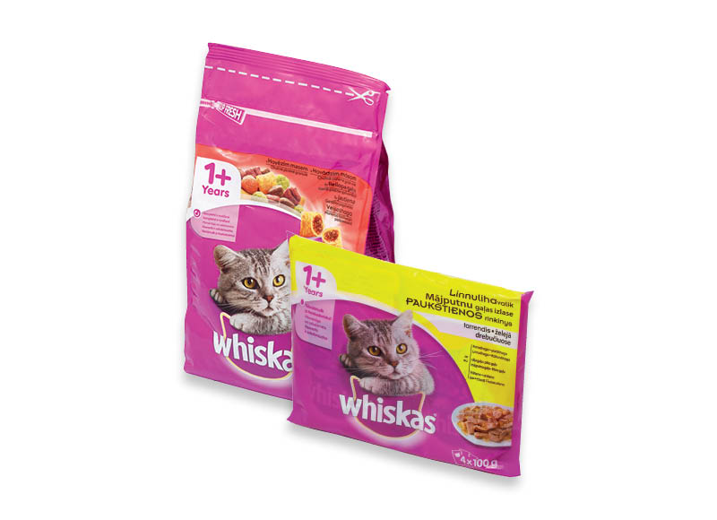 Kačių ėdalui WHISKAS