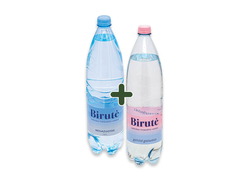 Natūralus mineralinis vanduo BIRUTĖ
			, 
				 1,5 l, 2 rūšių, 0,76 Eur/vnt. Ir IKI EXPRESS