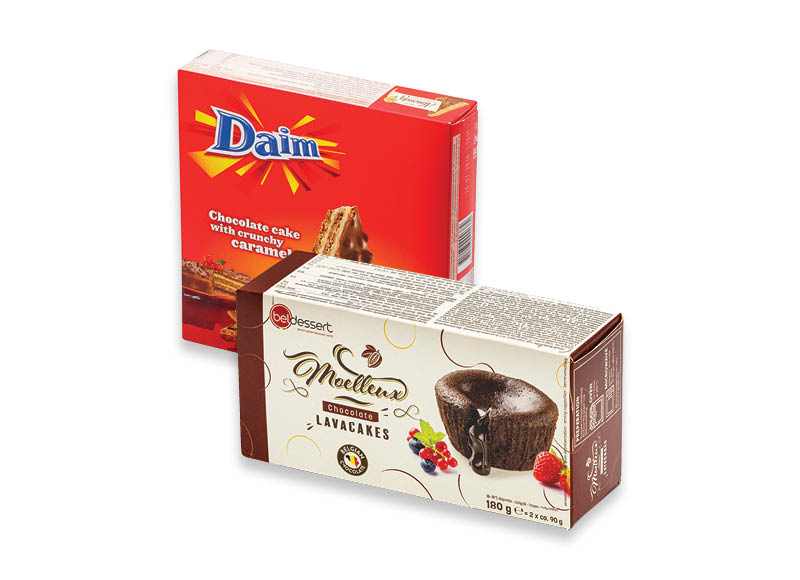Šaldytam pyragui ALMONDY ir pyragaičiams LAVA CAKE
			, 
				 180 g, 400 g, 2 rūšių. A lygio parduotuvėse