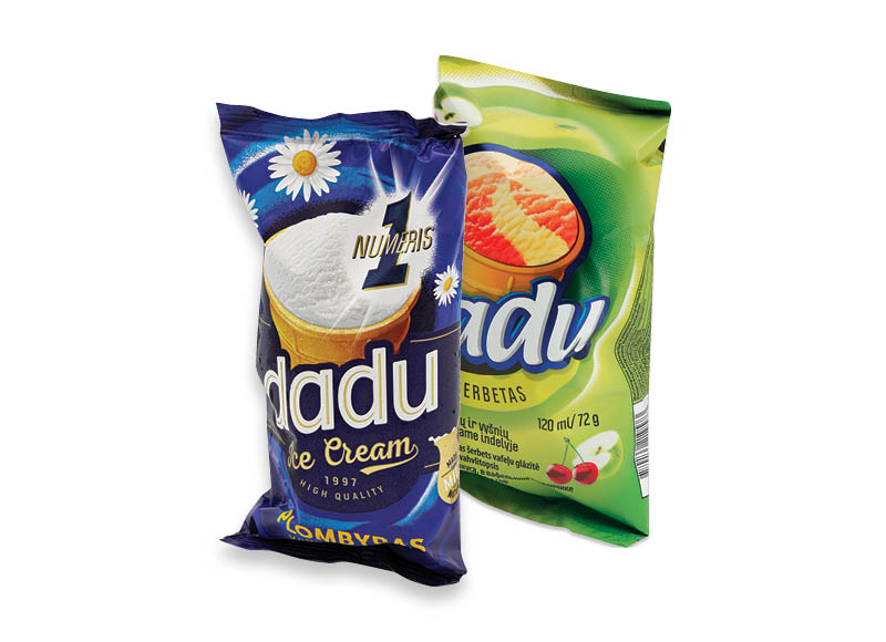 Valgomiesiems ledams DADU vafliniame puodelyje
			, 
				 120 ml, 8 rūšių, 4,92 Eur/l. Ir IKI EXPRESS
