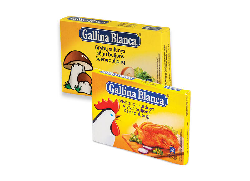 Sultiniams GALLINA BLANCA
			, 
				 7 rūšių. Ir IKI EXPRESS