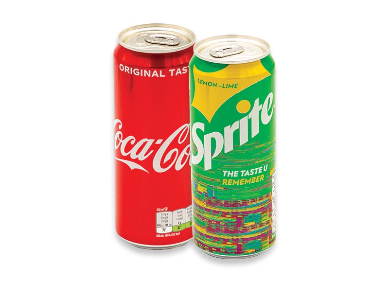 Gazuotiems gėrimams COCA-COLA, FANTA, SPRITE
,
0,33 l, 7 rūšių, 1,67 Eur/l. Ir IKI EXPRESS Gazuotiems gėrimams COCA-COLA, FANTA, SPRITE
,
0,33 l, 7 rūšių, 1,67 Eur/l. Ir IKI EXPRESS