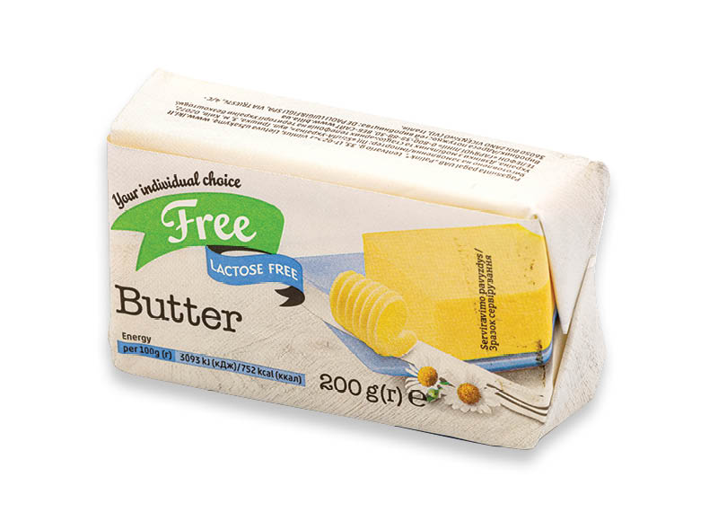 Sviestas FREE be laktozės
			, 
				 200 g, 13,45 Eur/kg. A lygio parduotuvėse