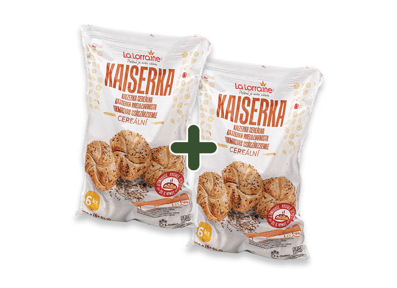 Šaldytos DAUGIAGRŪDĖS KAIZERIO bandelės
			, 
				 390 g, 1,89 Eur/vnt. A lygio parduotuvėse