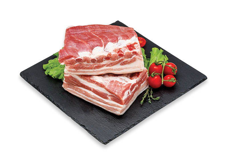 Kiaulienos šoninei su kaulu
			, 
				 (sveriamoje vitrinoje) 1 kg. A lygio parduotuvėse