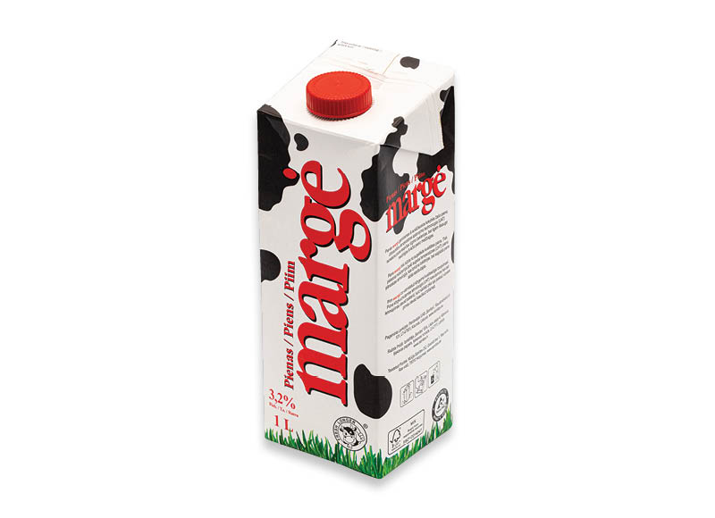 Pienas MARGĖ UAT
			, 
				 1 l, 3,2 % rieb. A lygio parduotuvėse
