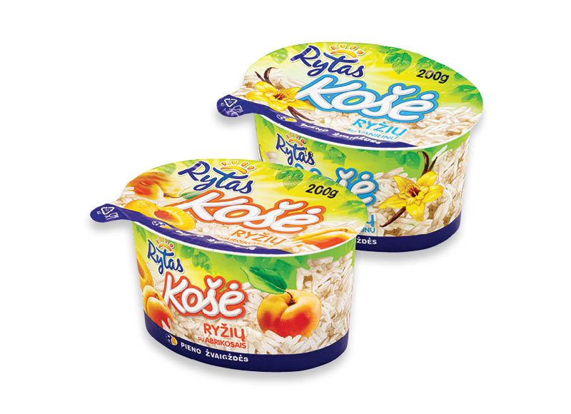 RYTAS ryžių košėms
			, 
				 200 g, 4 rūšių, 6,45 Eur/kg. A lygio parduotuvėse