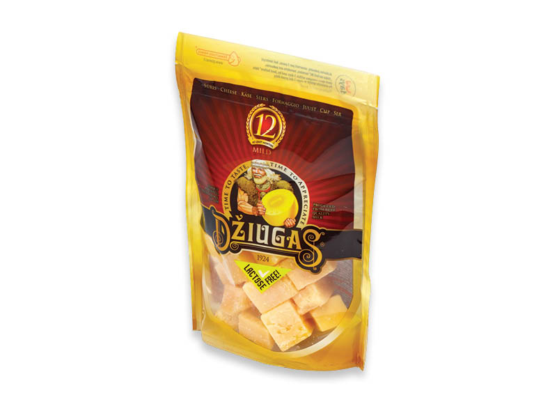 Kietasis sūris DŽIUGAS MILD trupintas
			, 
				 100 g, 40% rieb. 12 mėnesių brandinimo. 16,90 Eur/kg