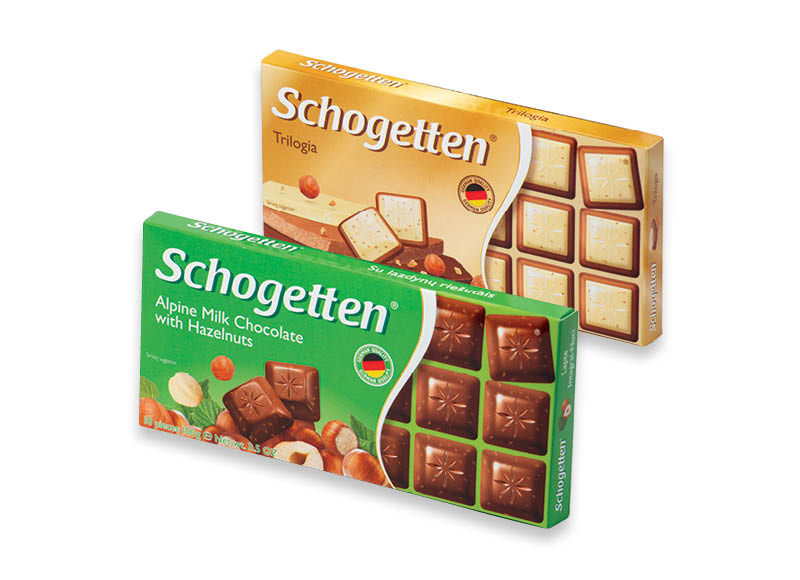Šokolado gabaliukams SCHOGETTEN
			, 
				 100 g, 5 rūšių, 9,90 Eur/kg