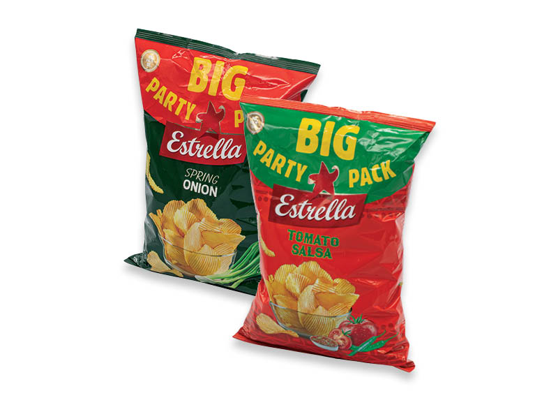 ESTRELLA bulvių traškučiams
			, 
				 250 g, 4 rūšių, 9,96 Eur/kg. A lygio parduotuvėse