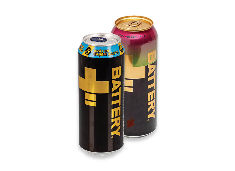 Energiniam gėrimui BATTERY
			, 
				 0,5 l, 3 rūšių, 1,78 Eur/l