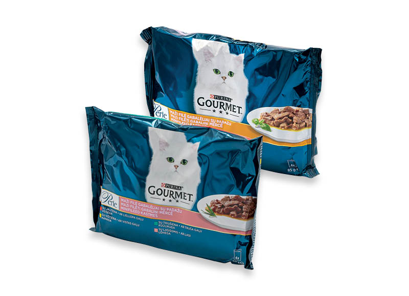Kačių konservams GOURMET PERLE
,
340 g, 2 rūšių, 5,85 Eur/kg. A lygio parduotuvėse Kačių konservams GOURMET PERLE
,
340 g, 2 rūšių, 5,85 Eur/kg. A lygio parduotuvėse