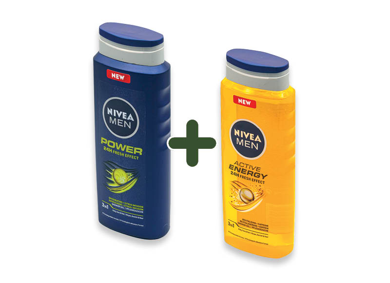 Dušo želė NIVEA
			, 
				 500 ml, 9 rūšių, 5,99 Eur/vnt.
