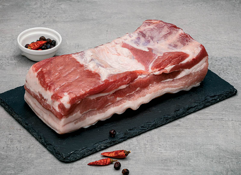 Kiaulienos šoninei be kaulo
			, 
				 (sveriamoje vitrinoje) 1 kg. A lygio parduotuvėse