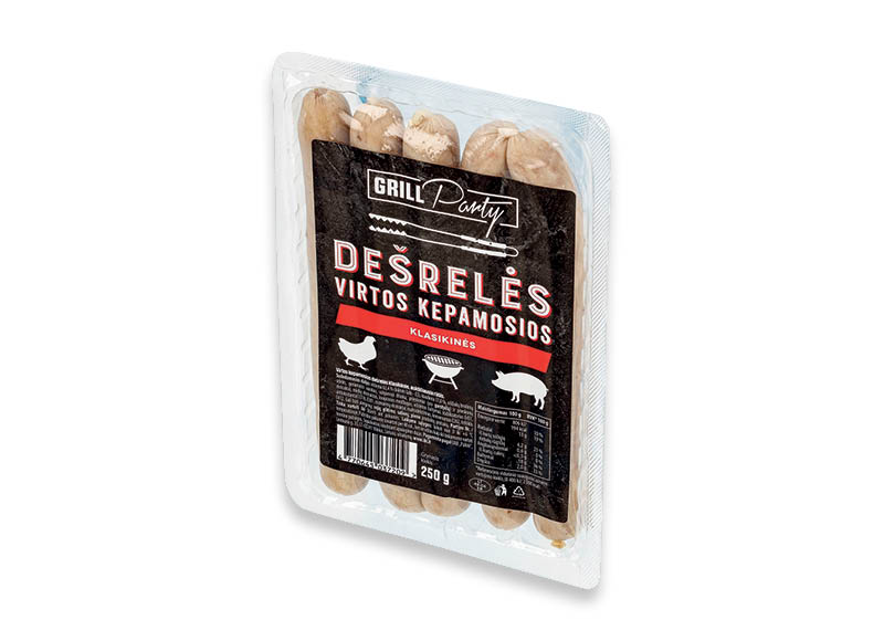 Virtos kepamosios KLASIKINĖS dešrelės GRILL PARTY
			, 
				 250 g, a. r., 7,96 Eur/kg. Ir IKI EXPRESS