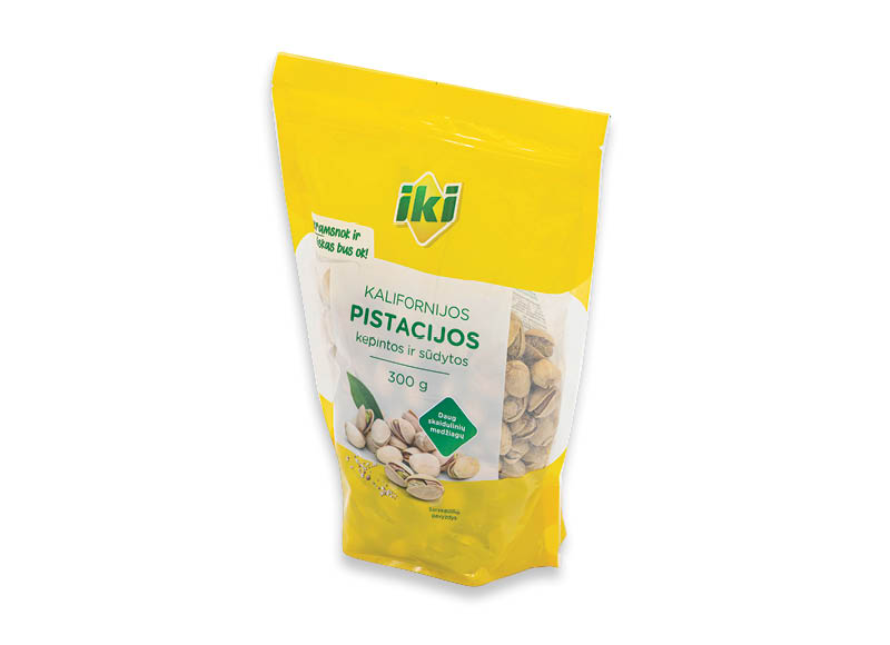 IKI pistacijoms
,
300 g, 2 rūšių, 13,97 Eur/kg. A lygio parduotuvėse. Ir IKI EXPRESS IKI pistacijoms
,
300 g, 2 rūšių, 13,97 Eur/kg. A lygio parduotuvėse. Ir IKI EXPRESS
