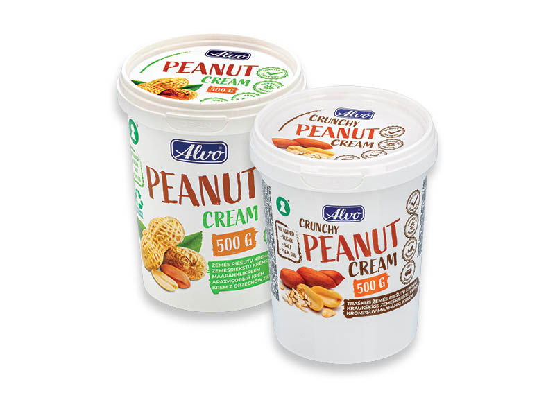 ALVO žemės riešutų kremas
,
500 g, 2 rūšių, 5,98 Eur/kg. A lygio parduotuvėse ALVO žemės riešutų kremas
,
500 g, 2 rūšių, 5,98 Eur/kg. A lygio parduotuvėse