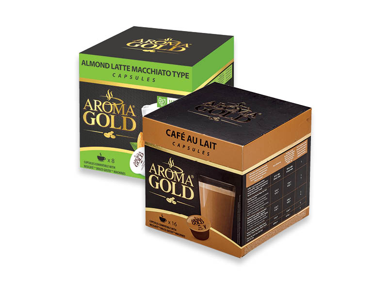 AROMA GOLD kapsulėms
,
10 vnt., 12 vnt., 16 vnt. Įvairių rūšių AROMA GOLD kapsulėms
,
10 vnt., 12 vnt., 16 vnt. Įvairių rūšių