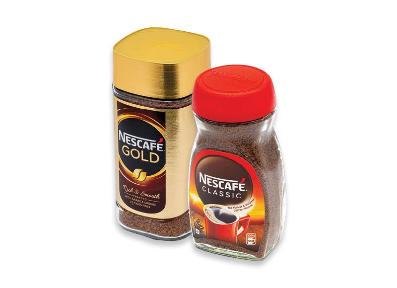 NESCAFE tirpiai kavai
			, 
				 Įvairių rūšių