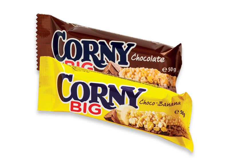 CORNY BIG javainių batonėliams
			, 
				 40 g, 50 g, 4 rūšių. Ir IKI EXPRESS