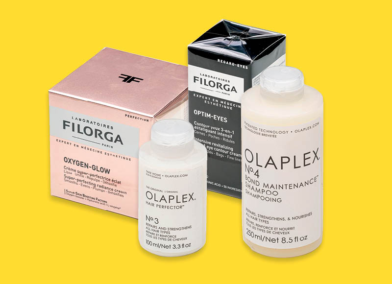 Kosmetikai OLAPLEX ir FILORGA
			, 
				 Įvairių rūšių. A lygio parduotuvėse. Prekių kiekis ribotas