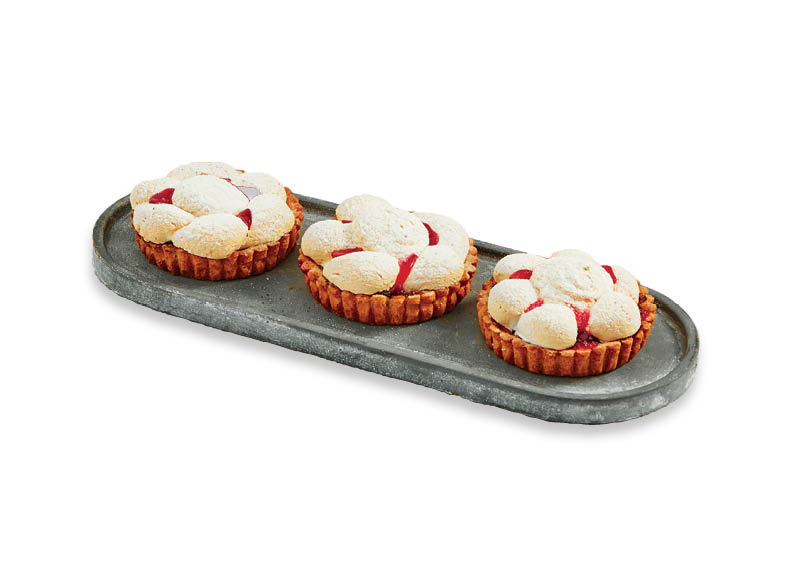 Tartaletė su rabarbarų įdaru ir morengu
			, 
				 110 g, 11,27 Eur/kg. A lygio parduotuvėse