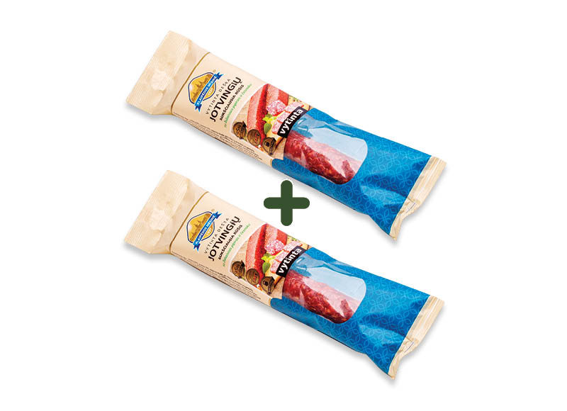 Vytinta JOTVINGIŲ dešra
			, 
				 200 g, a. r., 4,79 Eur/vnt. A lygio parduotuvėse