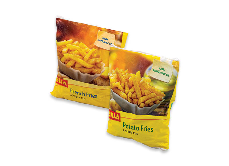BILLA šaldytoms bulvytėms
			, 
				 750 g, 1 kg, 2 rūšių. A lygio parduotuvėse