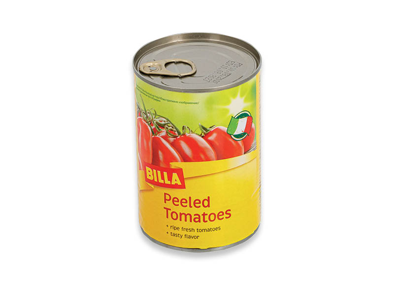 BILLA konservuoti slyviniai pomidorai savo sultyse
			, 
				 400 g, 1,73 Eur/kg. A lygio parduotuvėse