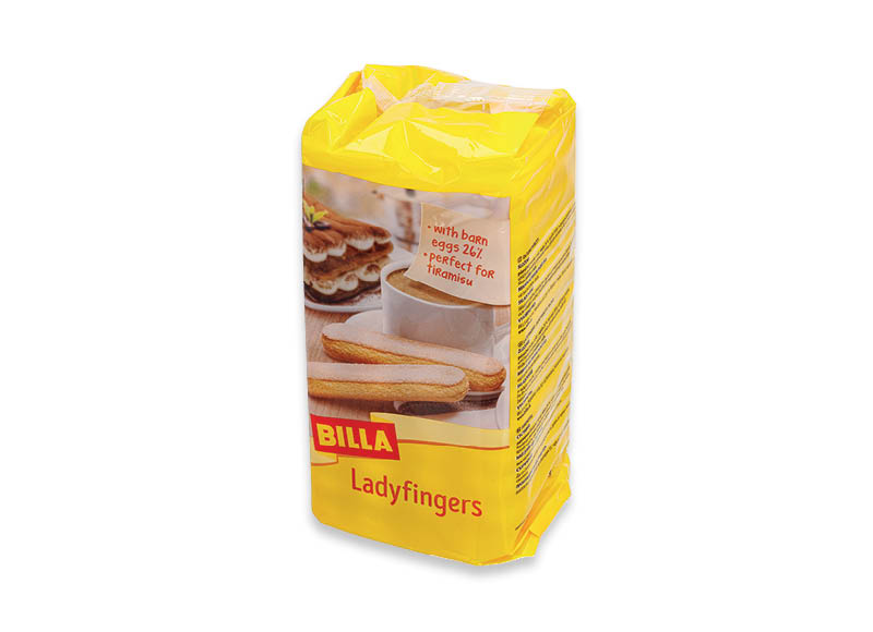 BILLA biskvitiniai piršteliai
			, 
				 400 g, 4,48 Eur/kg