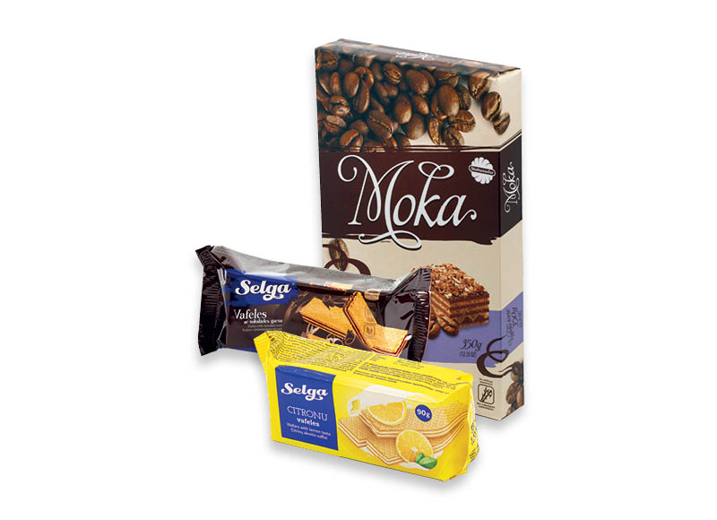 Vafliams ir vaflių tortams SELGA
			, 
				 Įvairių rūšių