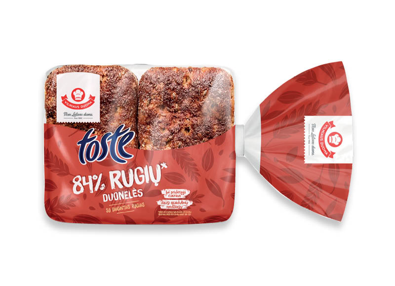 TOSTE 84% rugių porcijinės duonelės su daigintais rugiais
			, 
				 240 g, 4,63 Eur/g. A lygio parduotuvėse