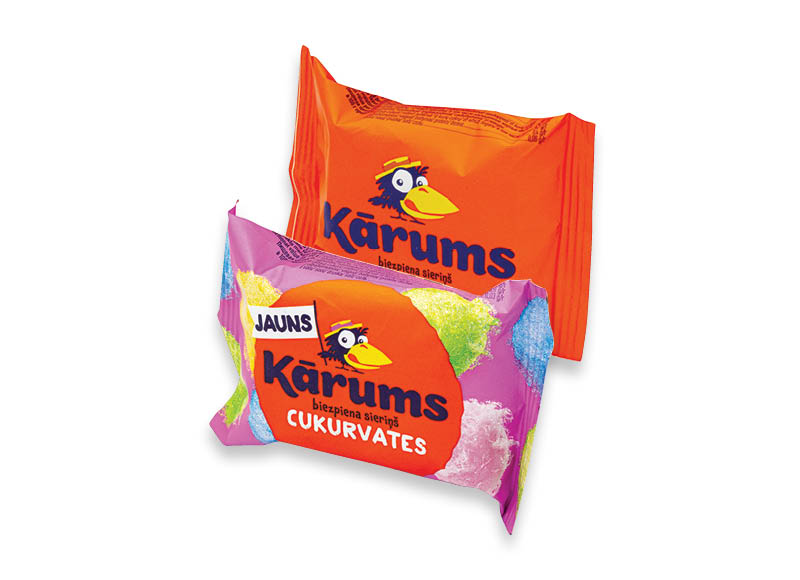 Glaistytas varškės sūrelis KARUMS
			, 
				 45 g, 2 rūšių, 8,67 Eur/kg. Ir IKI EXPRESS