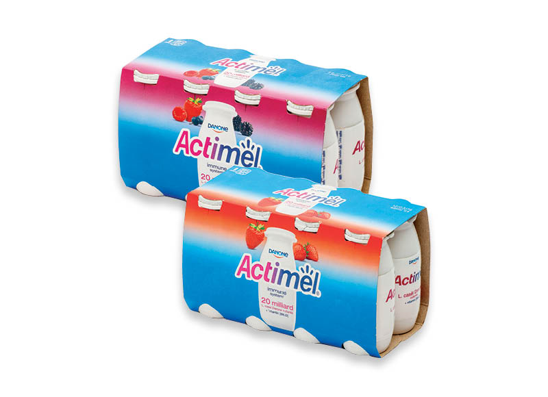 Jogurtiniam gėrimui ACTIMEL
			, 
				 8 x 100 g, 3 rūšių, 3,74 Eur/kg