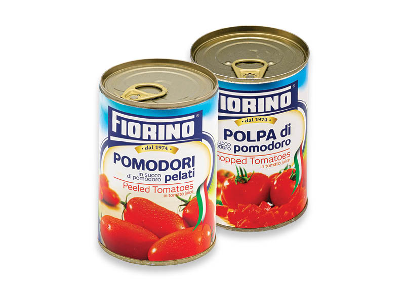 Konservuotiems pomidorams FIORINO
			, 
				 425 ml, 2 rūšių, 2,09 Eur/l