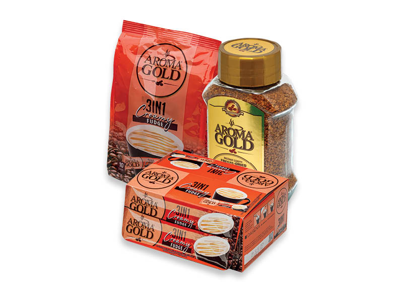 Tirpiai kavai ir kavos gėrimams AROMA GOLD
			, 
				 Įvairių rūšių