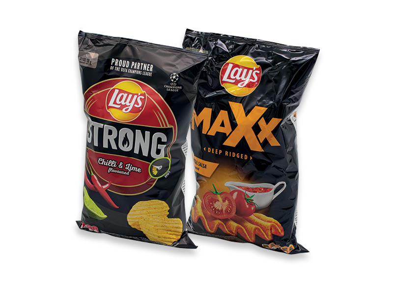 Bulvių traškučiams LAY’S
			, 
				 130 g, 6 rūšių, 9,15 Eur/kg. A lygio parduotuvėse. Ir IKI EXPRESS