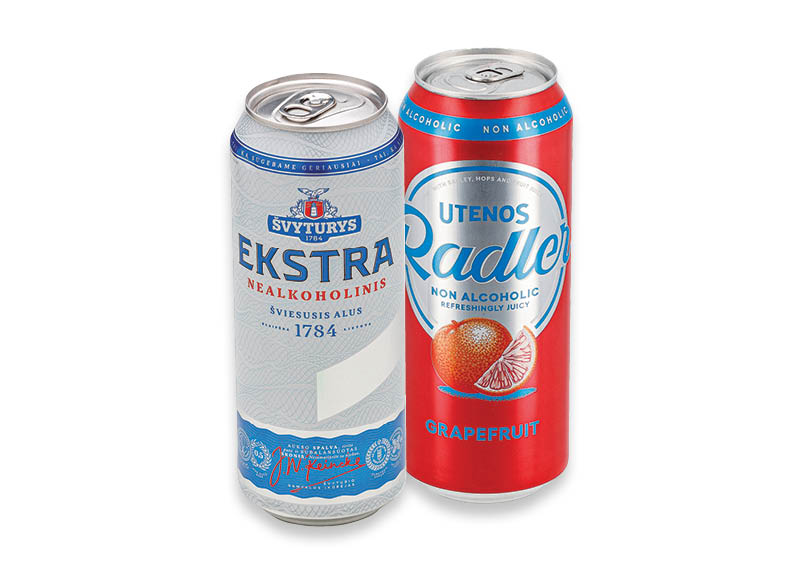 Nealkoholiniam alui UTENOS RADLER ir ŠVYTURYS EKSTRA
			, 
				 0,5 l, 2 rūšių, 1,38 Eur/l. Ir IKI EXPRESS