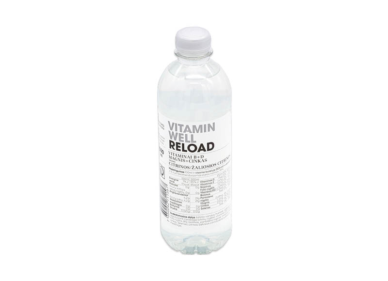 Vitaminizuotiems gėrimams VITAMIN WELL
			, 
				 0,5 l, 2 rūšių, 2,98 Eur/l. A lygio parduotuvėse Ir IKI EXPRESS