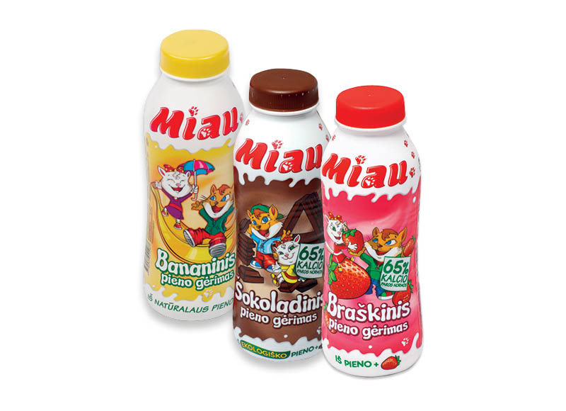 Pieno gėrimui MIAU
			, 
				 450 ml, 4 rūšių, 2,64 Eur/l. Ir IKI EXPRESS
